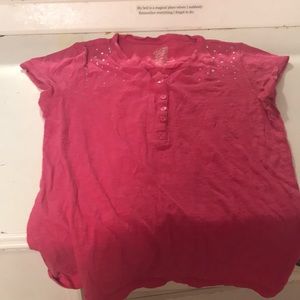 Sparkly pink T-shirt